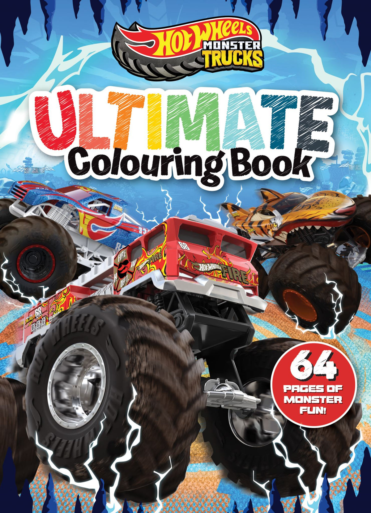 Hot Wheels Monster Trucks: Ultimate Colouring Book - Mattel