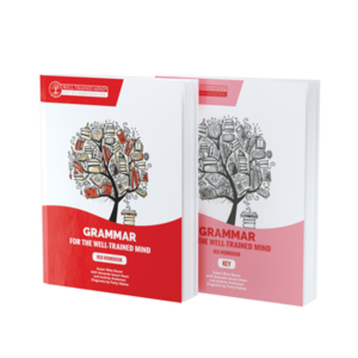 RED BUNDLE FOR THE REPEAT BUYER INCLUDES GRAMMAR FOR THE WELL-TRAINED MIND RED W