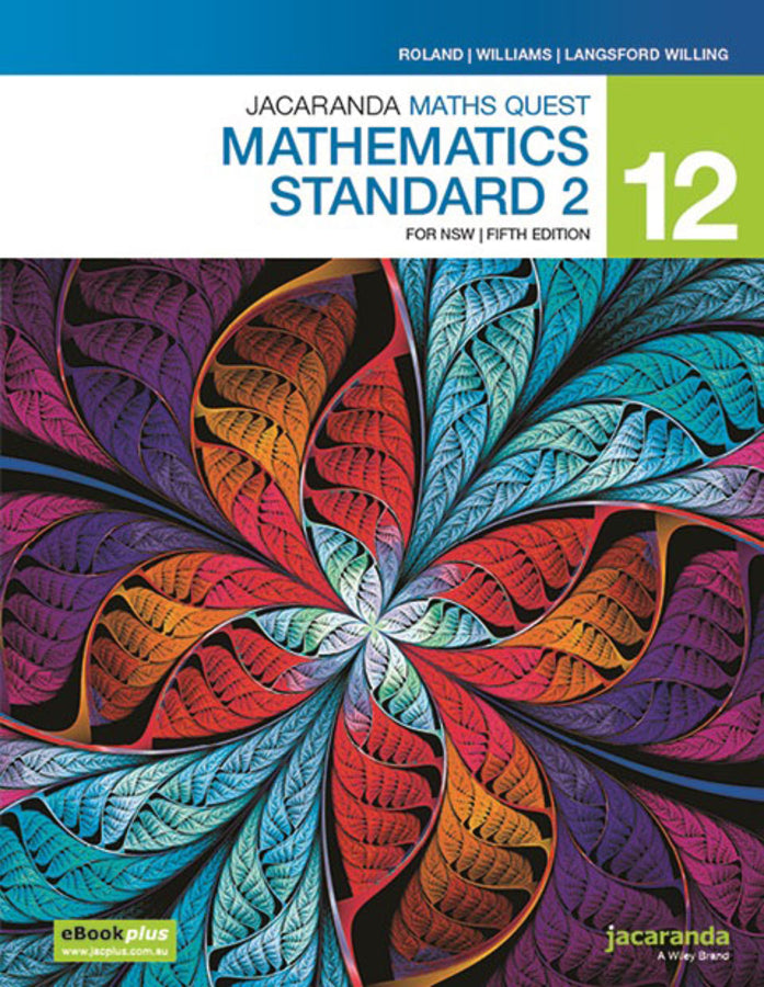 Jacaranda Maths Quest 12 Mathematics Standard 2 5E for NSW eBookPLUS & Print