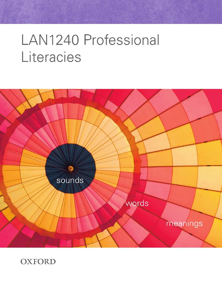 LAN1240 Professional Literacies eBook