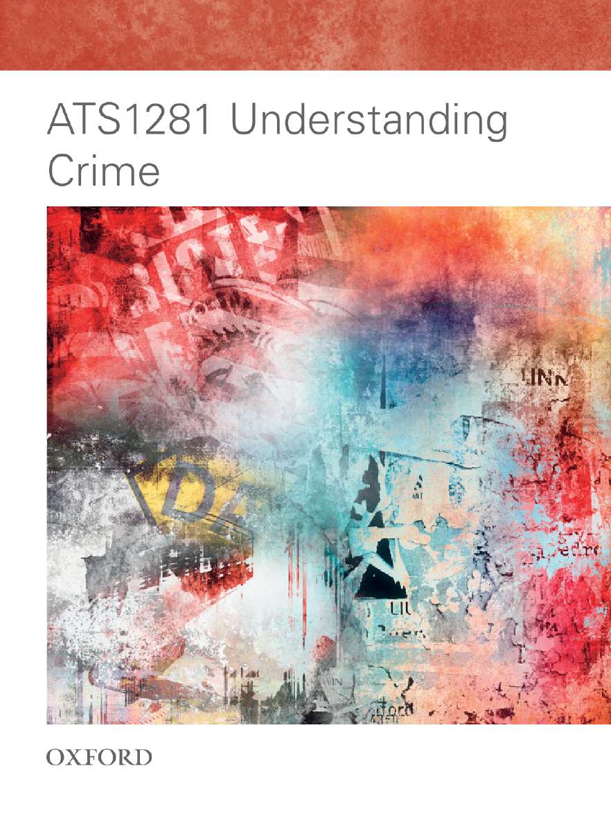 ATS1281 Understanding Crime eBook