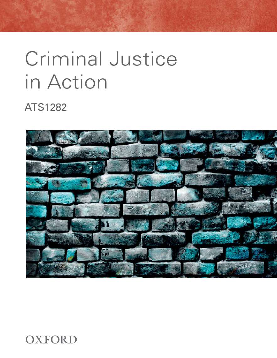 ATS1282 Criminal Justice in Action eBook