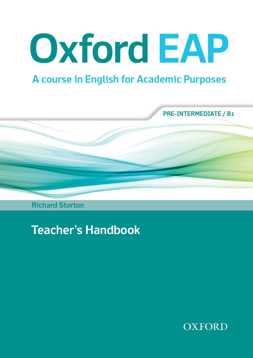 Oxford EAP Pre-intermediate Teachers Book & DVD Pack