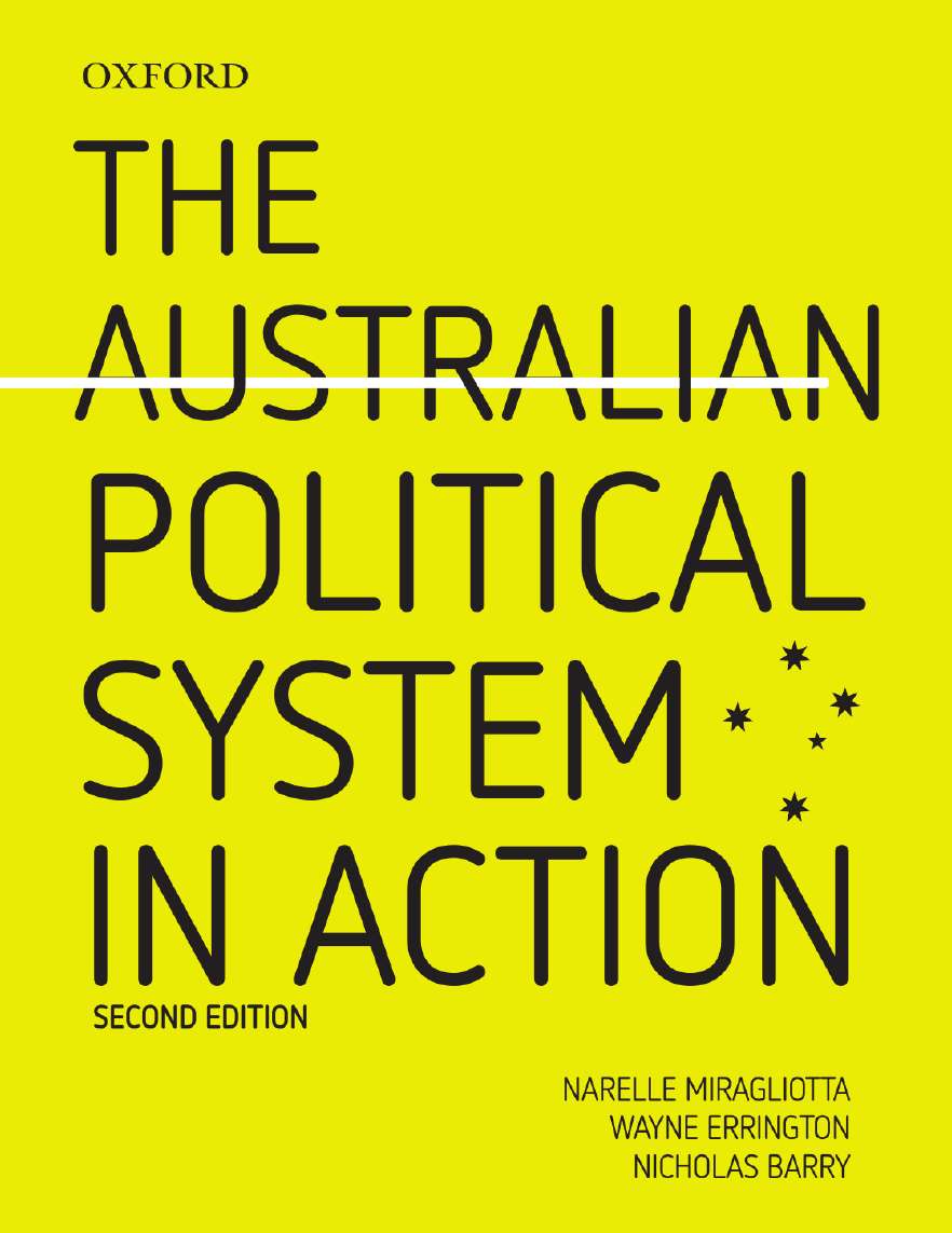 The Australian Political System in Action Ebook