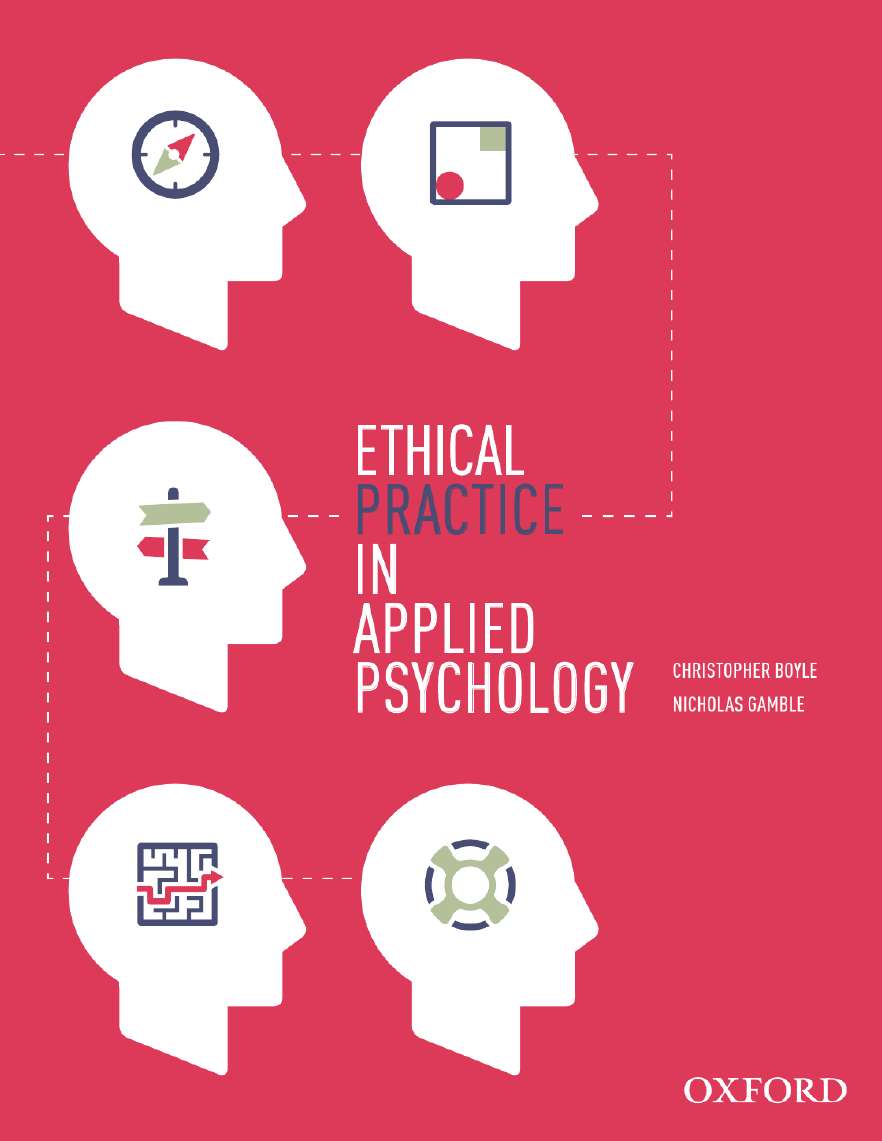 Ethical Practice in Applied Psychology Ebook