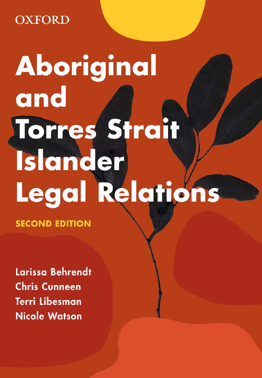 Aboriginal and Torres Strait Islander Legal Relations eBook rental