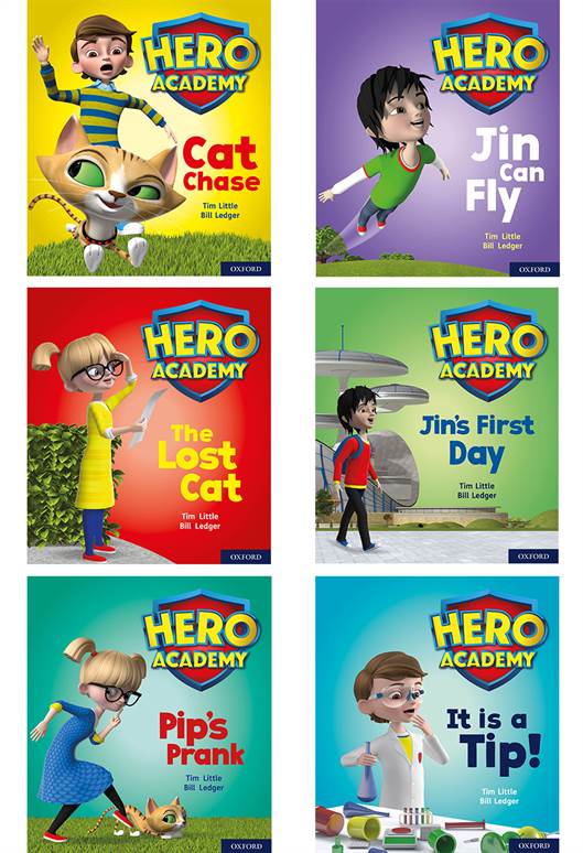Hero Academy: Oxford Level 1/1+, Letters and Sounds Phase 1 & 2, Set 1
