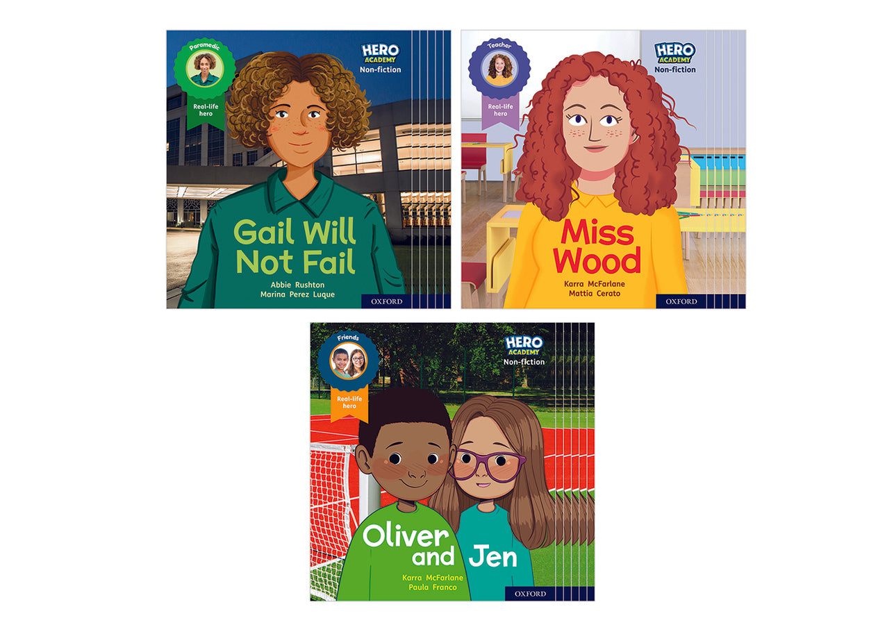Hero Academy Non-fiction: Oxford Level 3, Yellow Book Band Class Pack