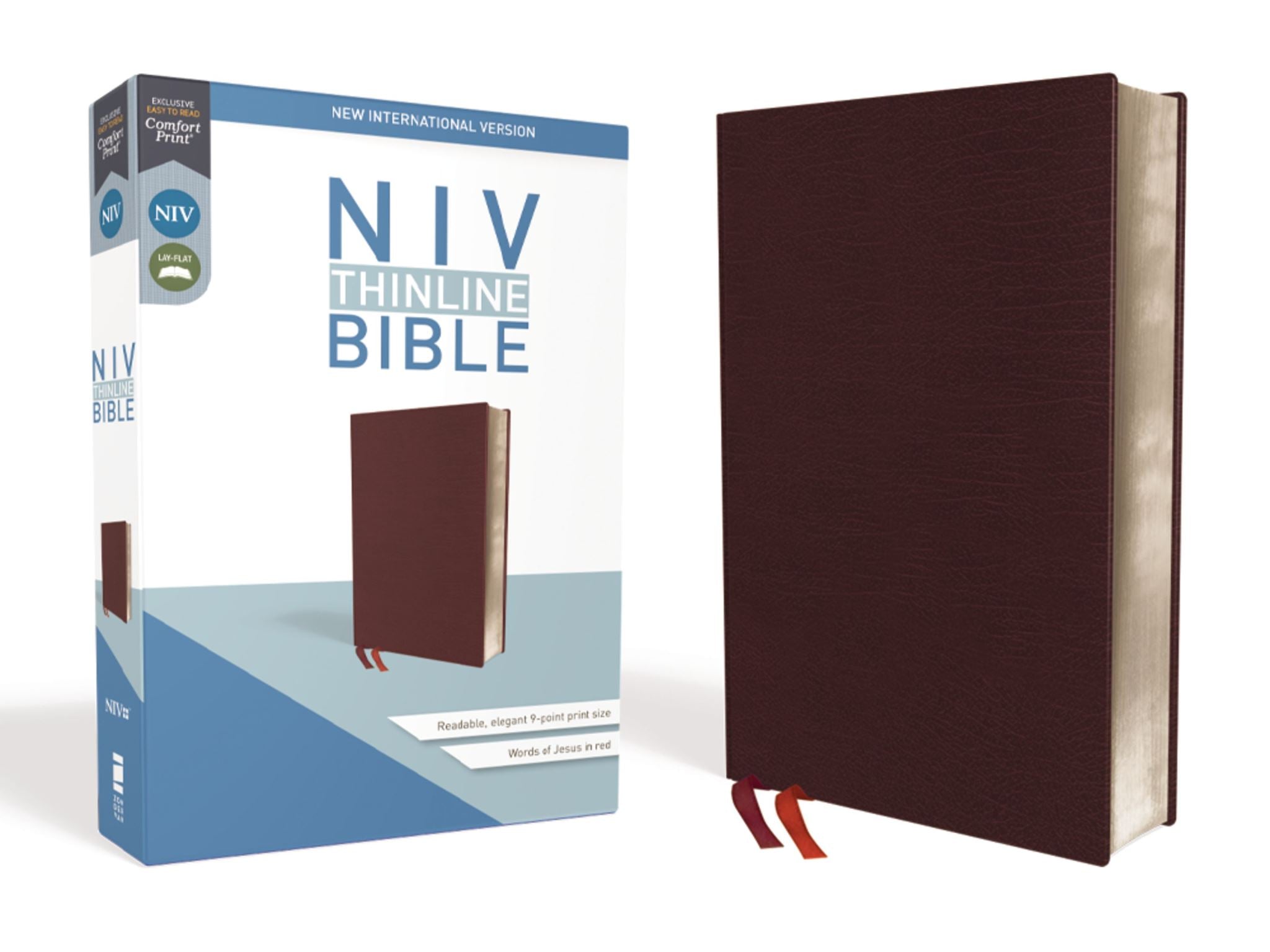 NIV Thinline Bible Red Letter Edition [Burgundy]