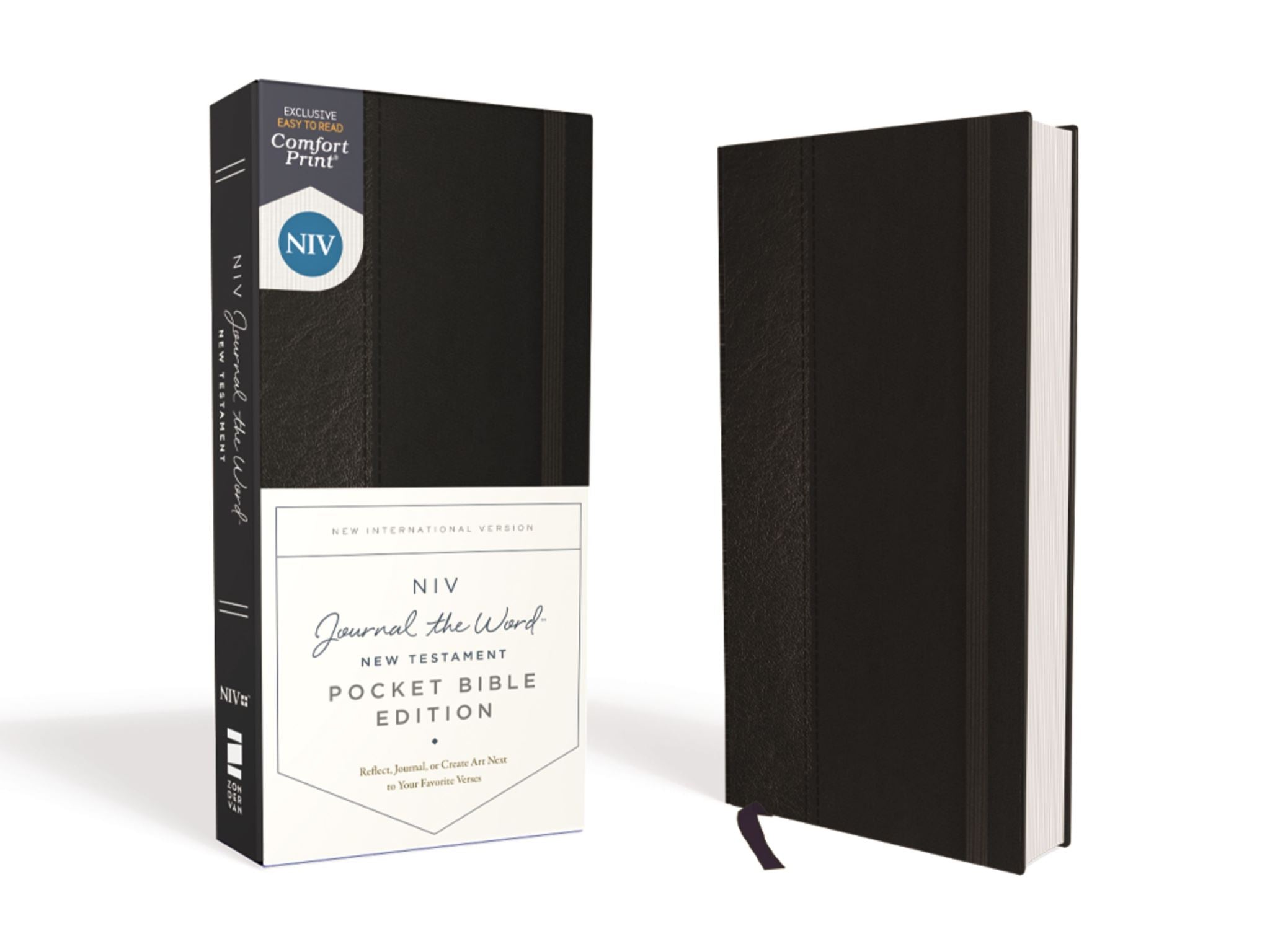 NIV Journal The Word New Testament, Pocket Bible Edition, Red Letter, Comfort Pr