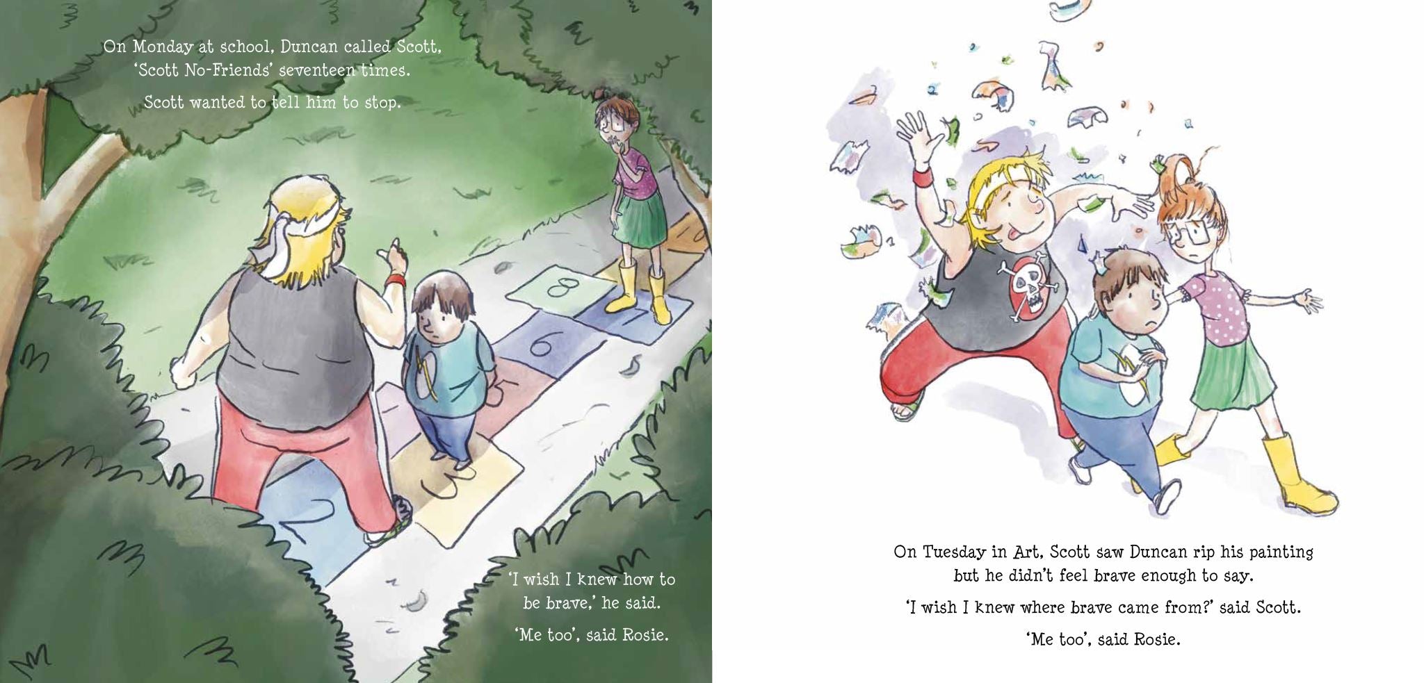 A Boy, His Bear and a Bully