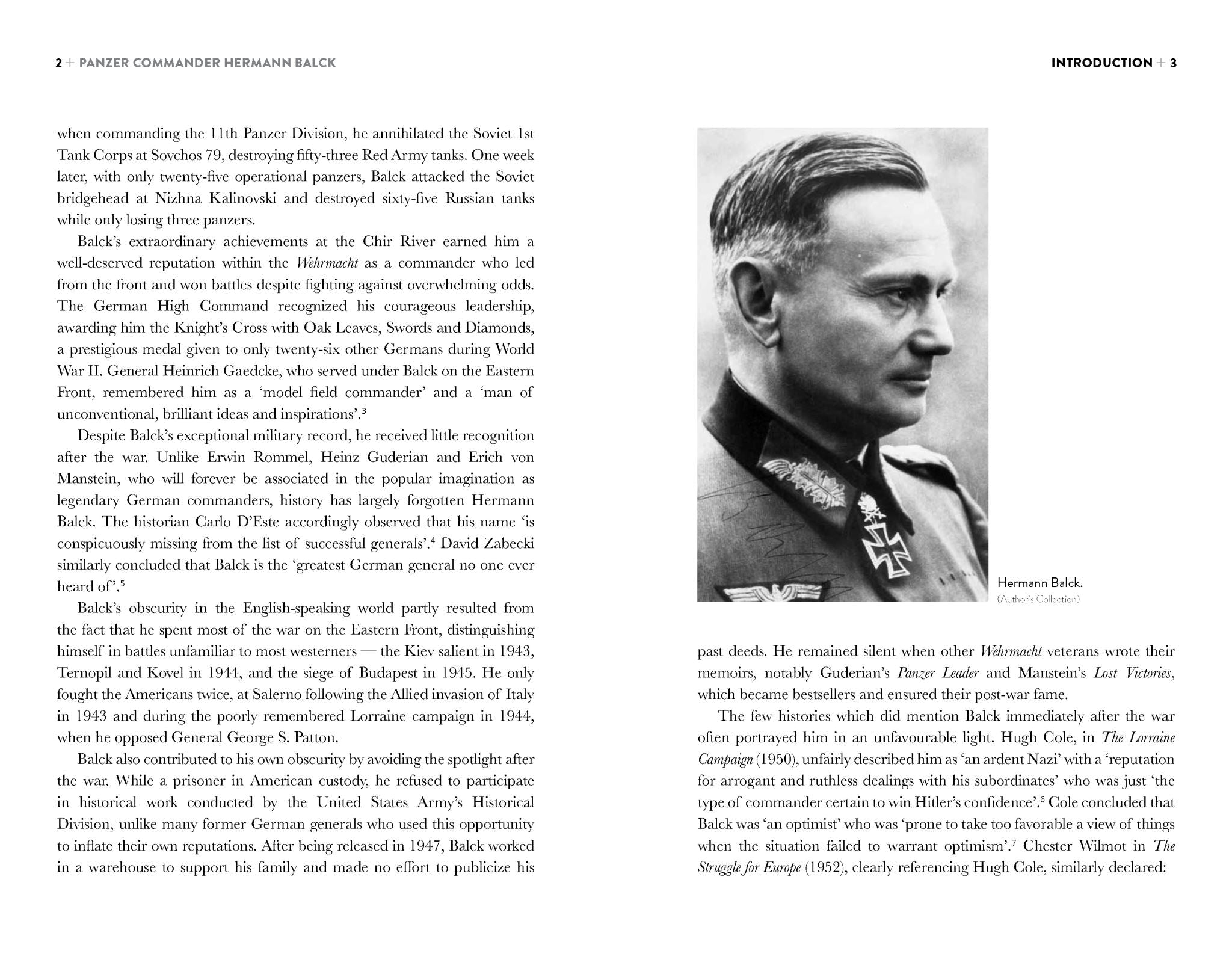 Panzer Commander Hermann Balck