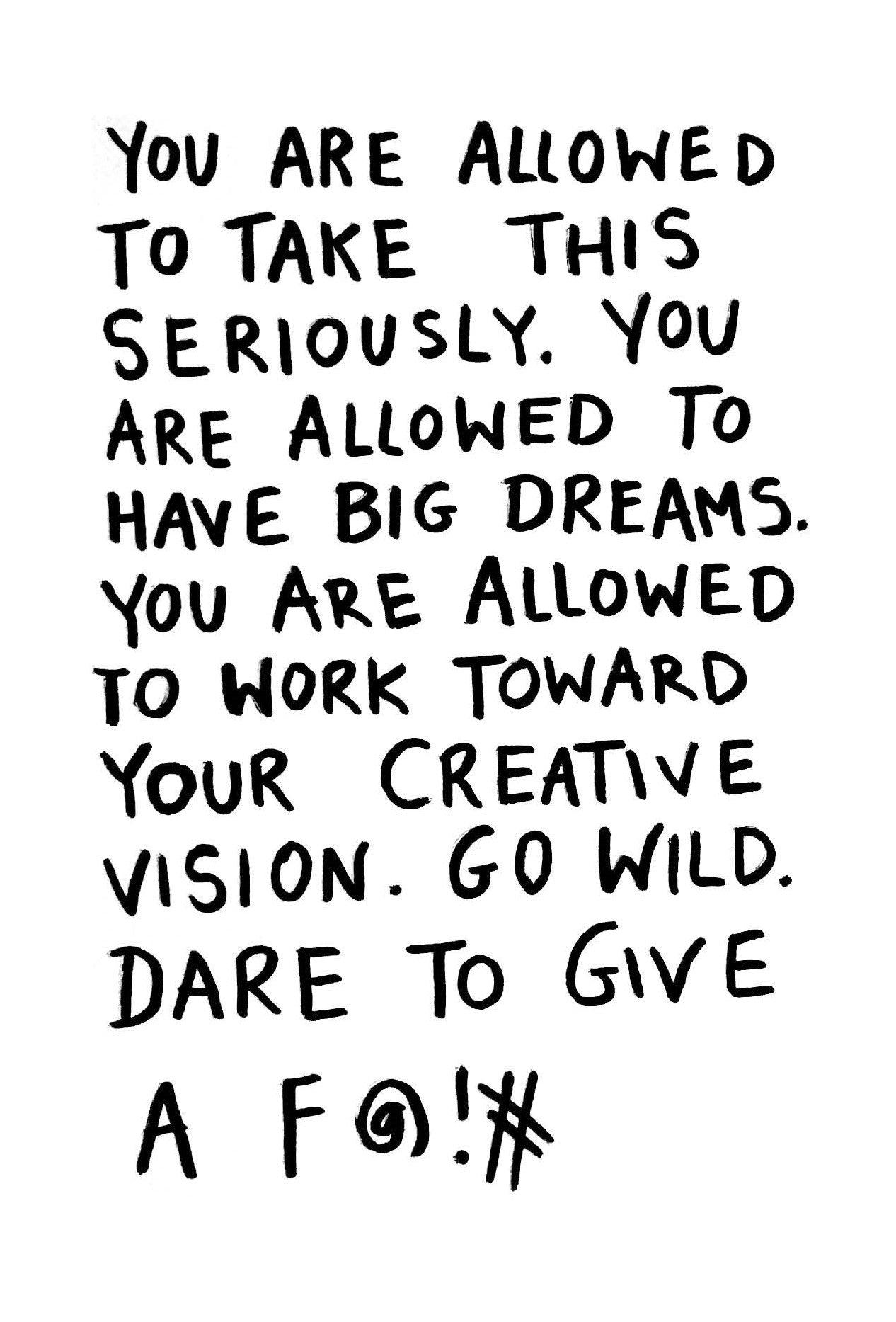 We Need Your Art