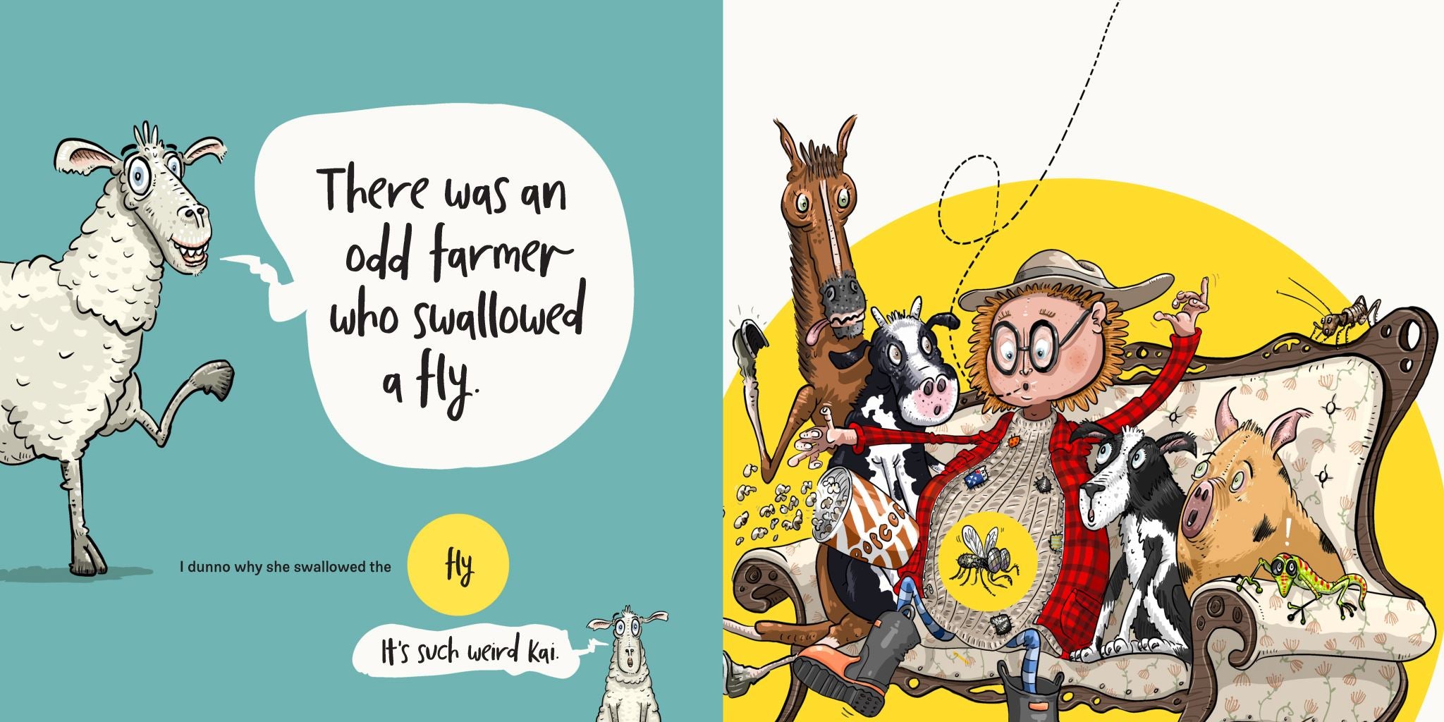 There Was an Odd Farmer Who Swallowed a Fly