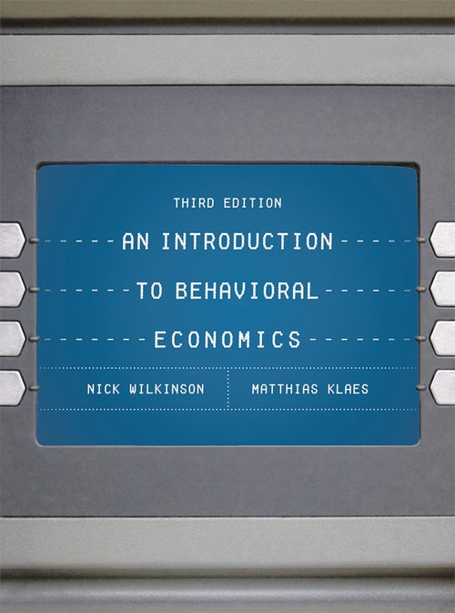 An Introduction to Behavioral Economics