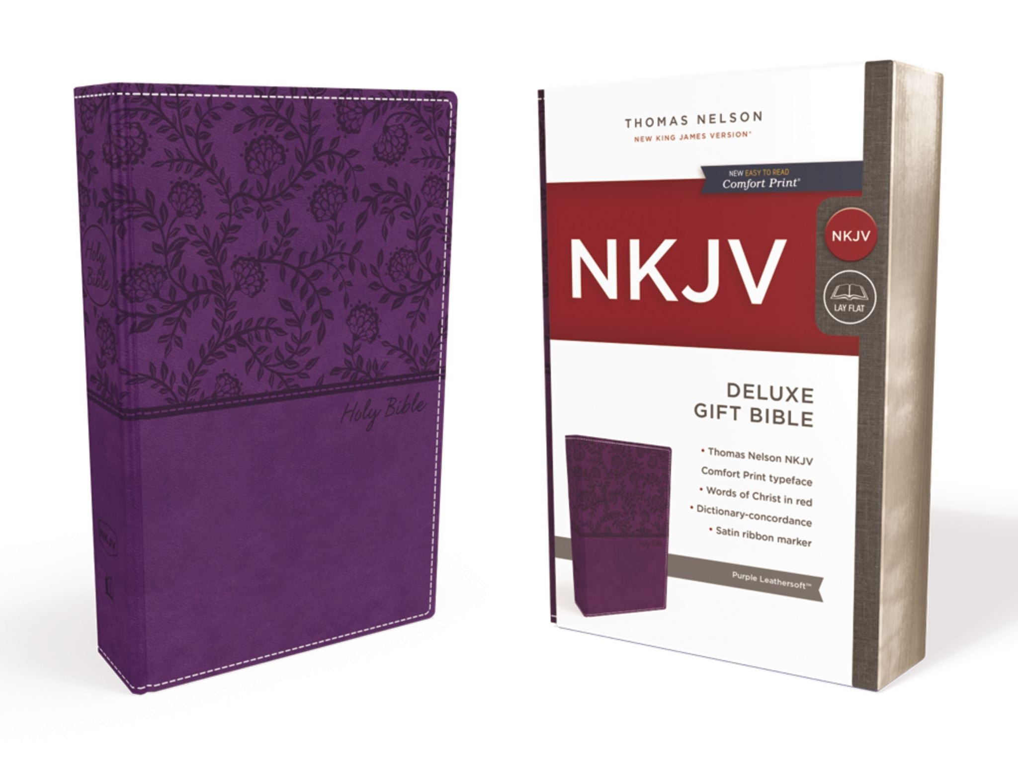 NKJV Deluxe Gift Bible Red Letter Edition [Purple]