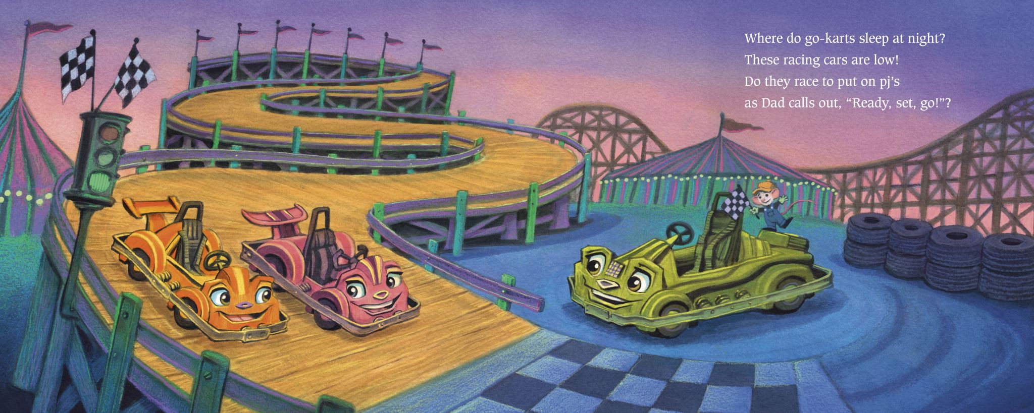 Where Do Race Cars Sleep at Night?
