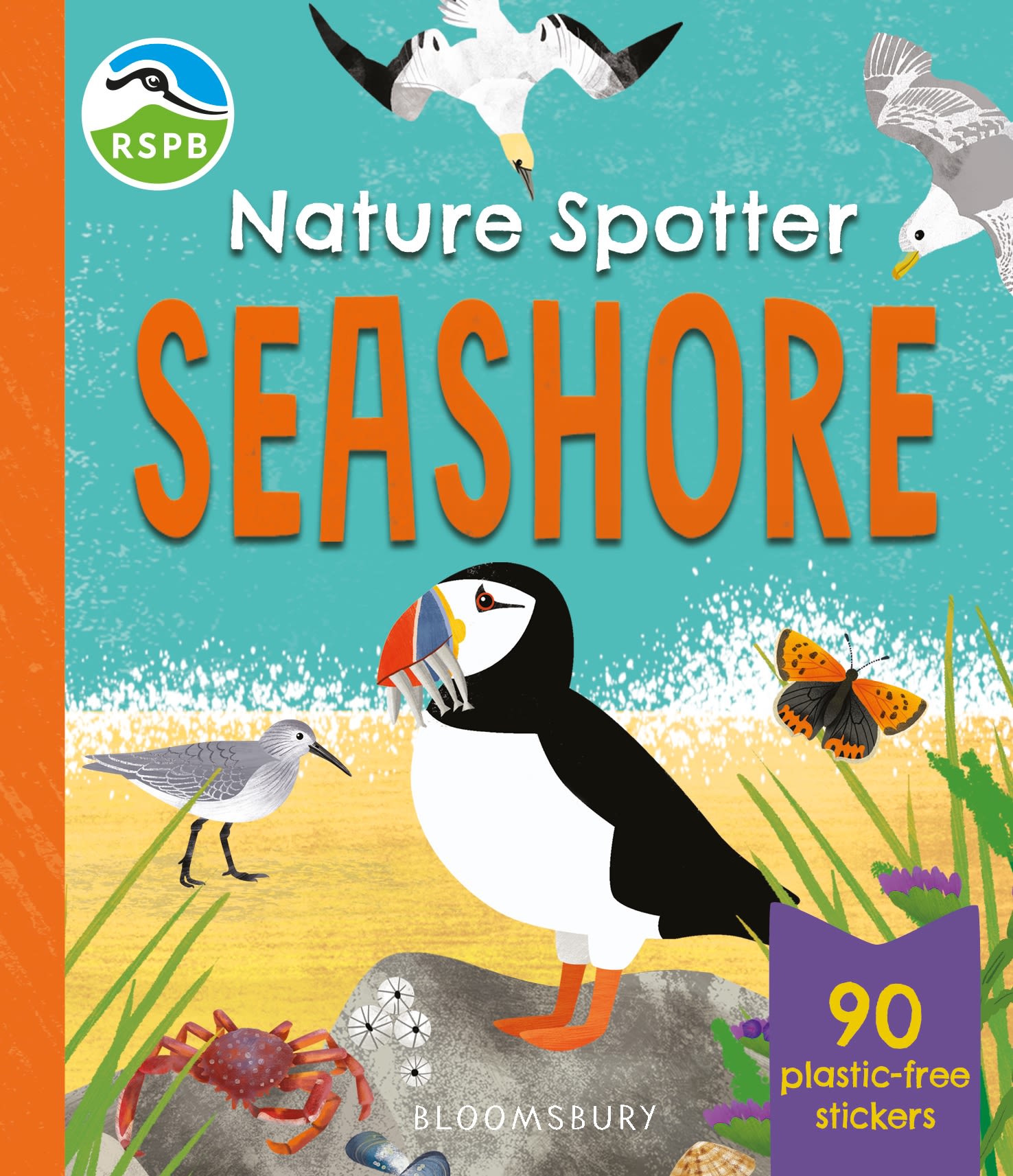 RSPB Nature Spotter: Seashore: A pocket sticker guidebook to over 60 seashore bi