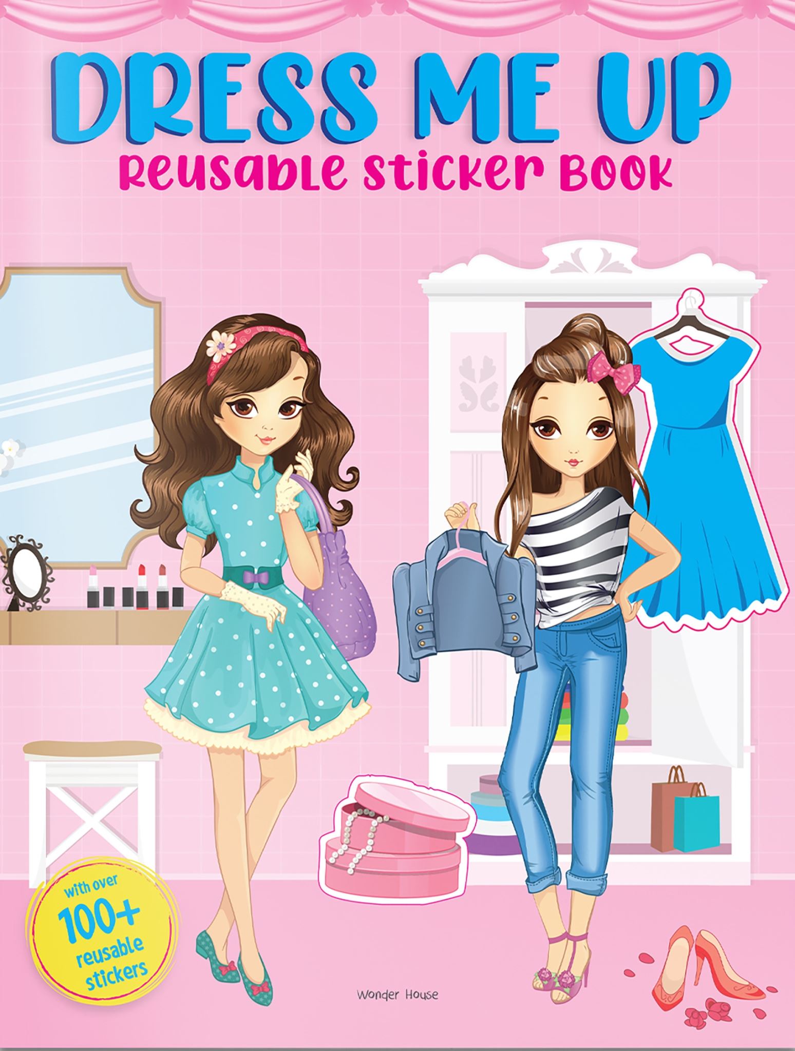 Dress Me Up Reusable Sticker BookFor Chindren