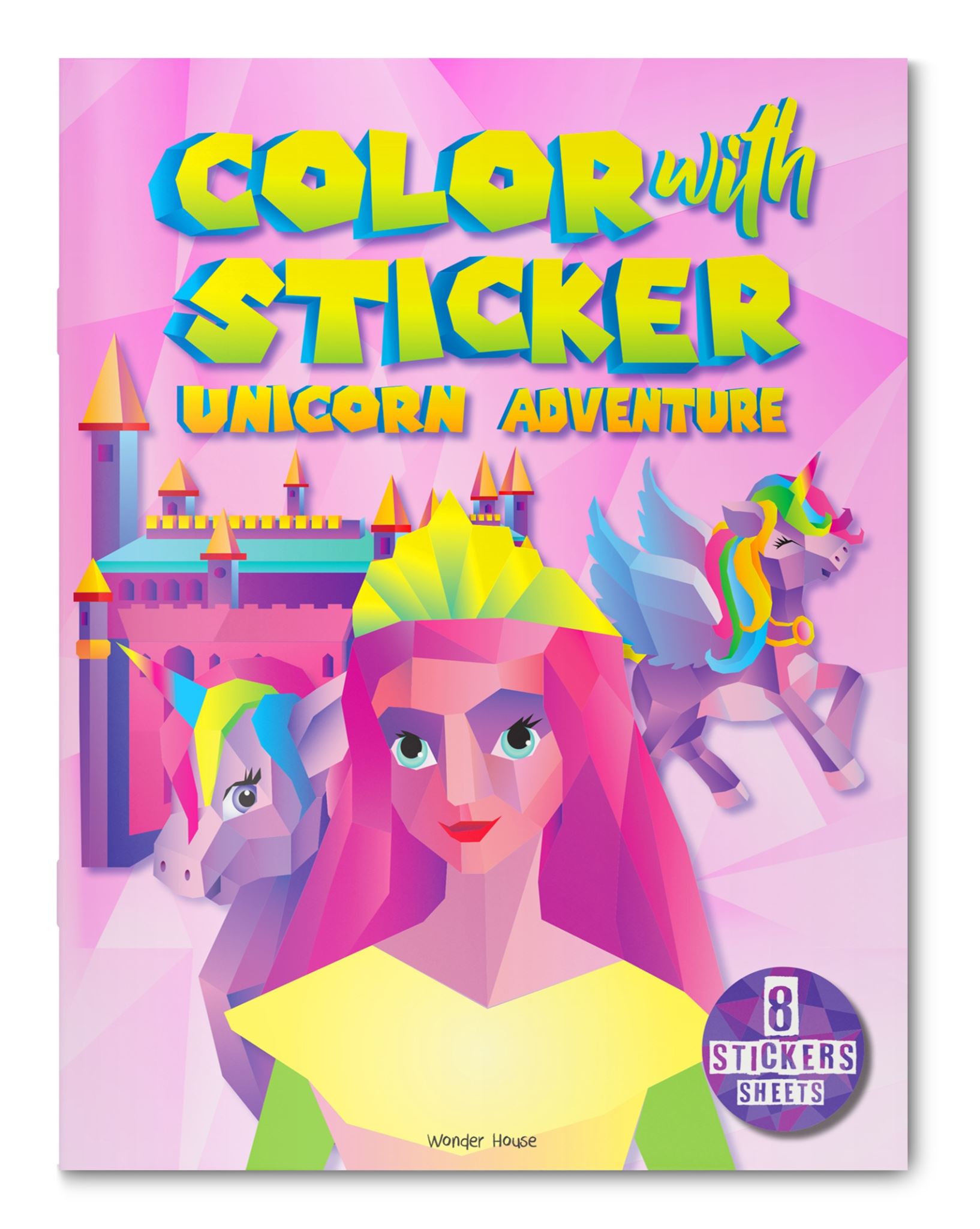 Color with Sticker: Unicorn Adventure
