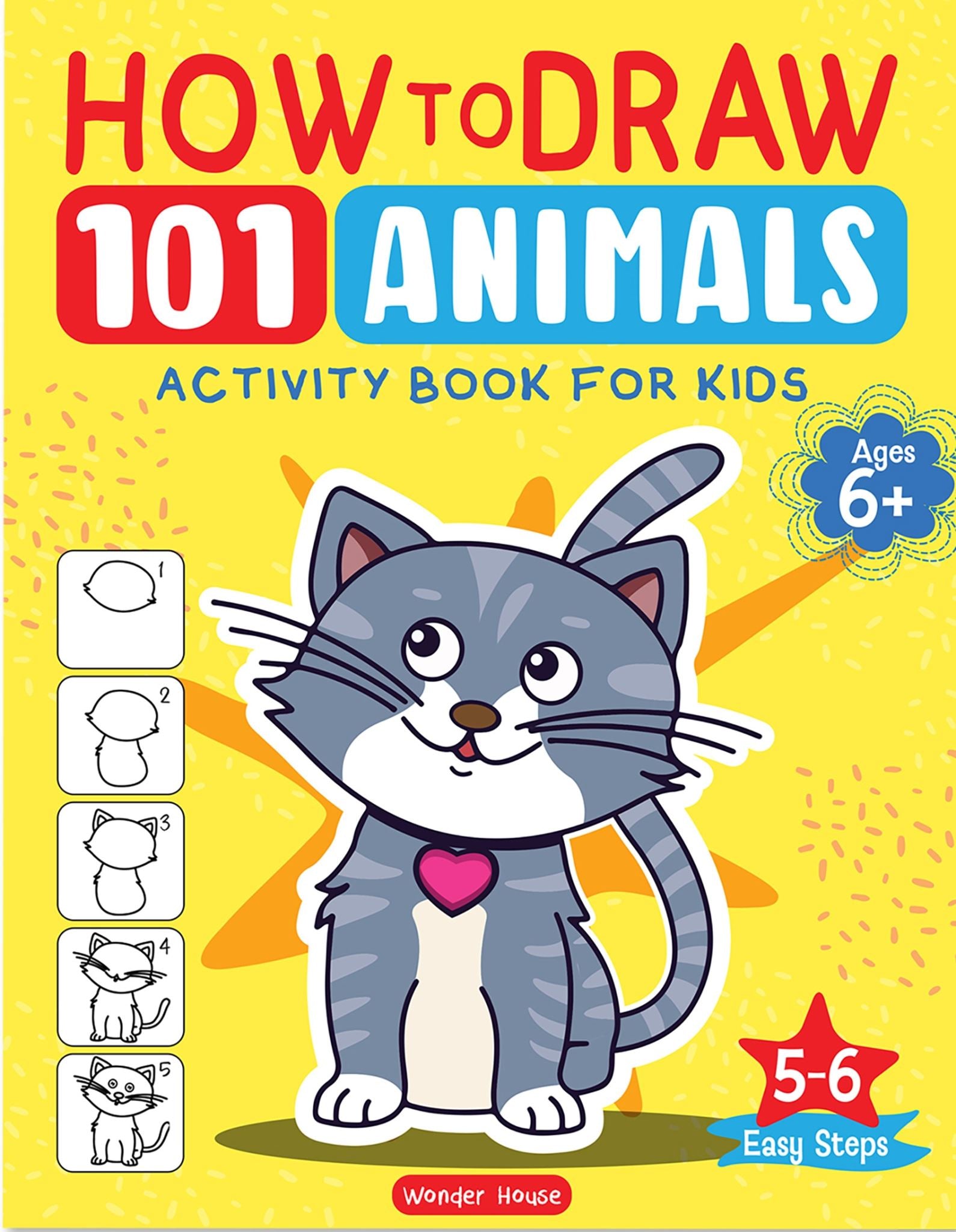 101 Learn to Draw drawing Animals