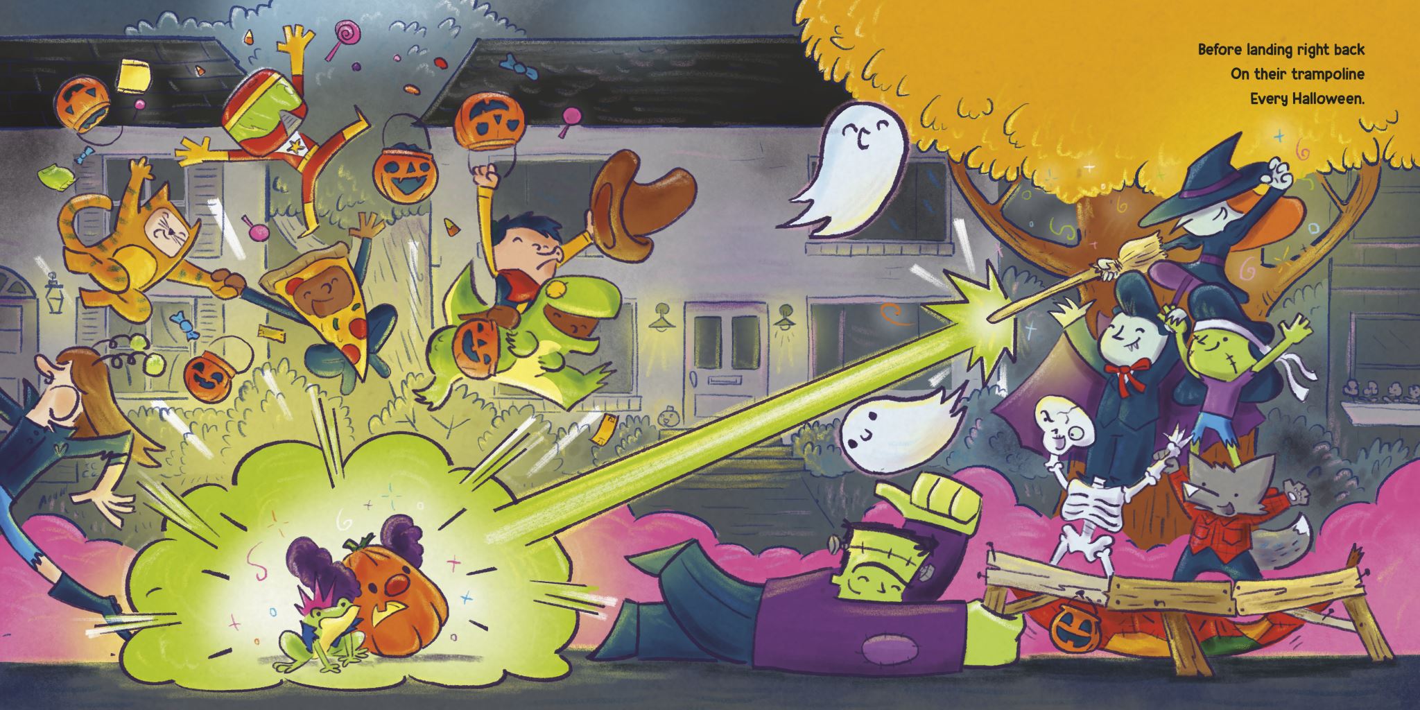Halloween Trampoline