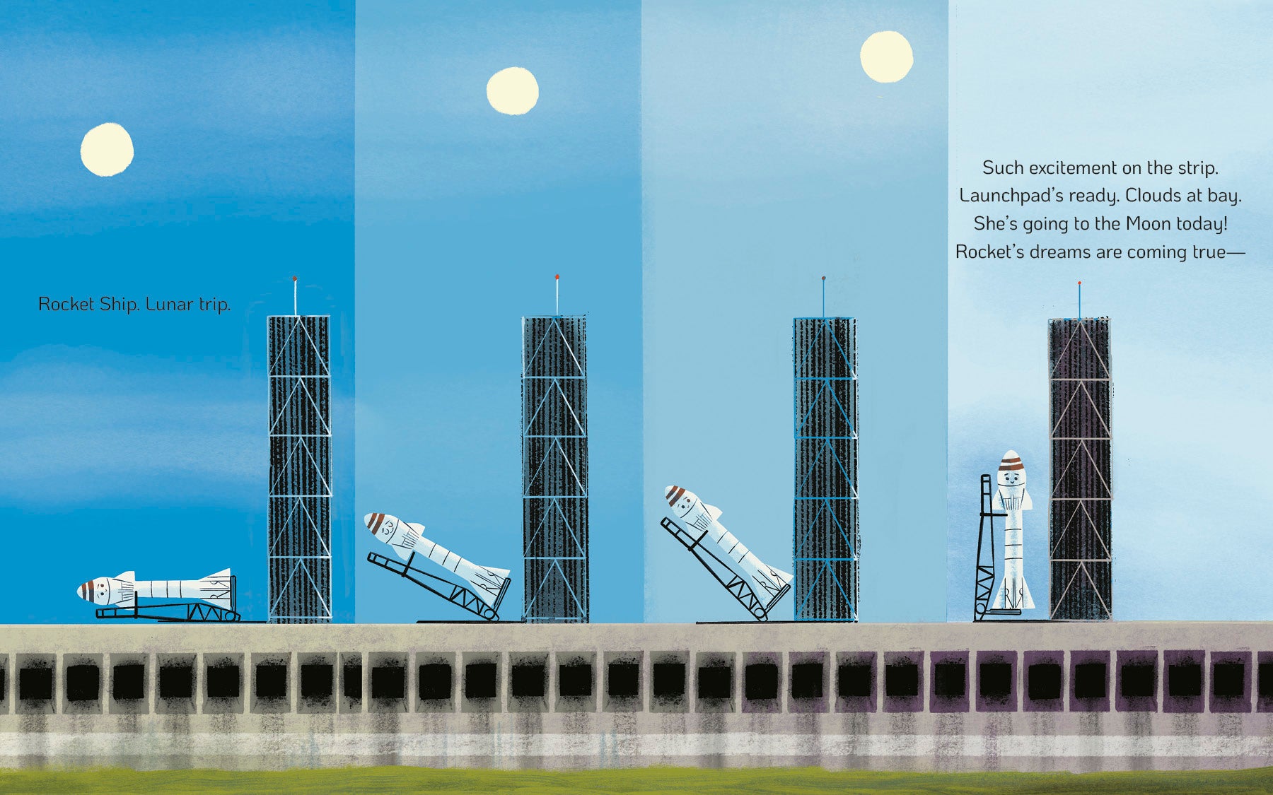 Rocket Beams, Lunar Dreams