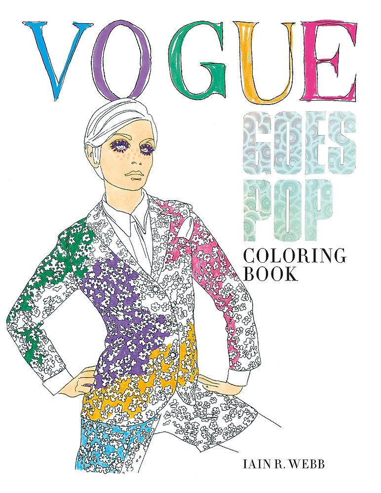 Vogue Goes Pop Colouring Book