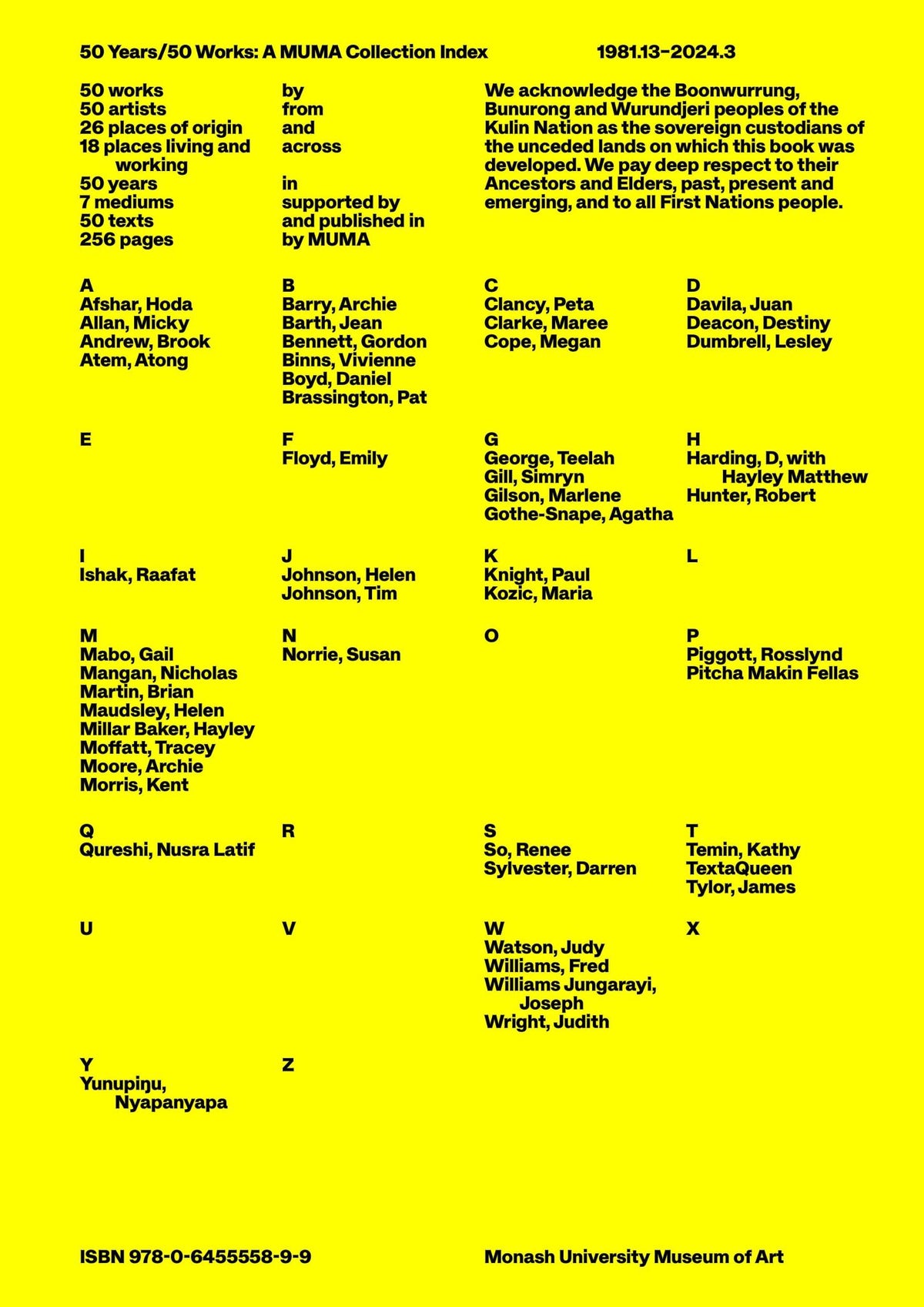 50 Years / 50 Works