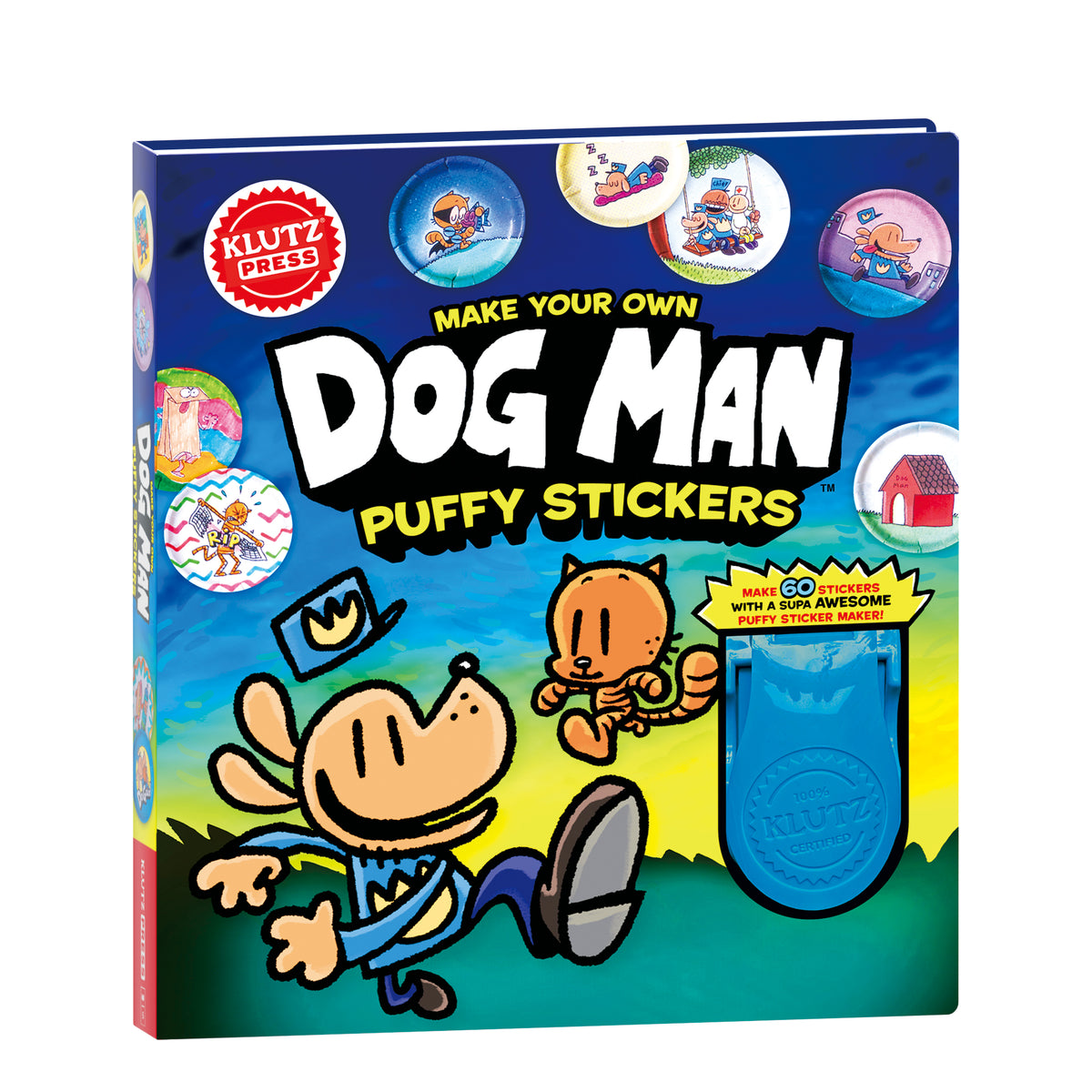 Make Your Own Dog Man Puffy Stickers (Klutz Press)
