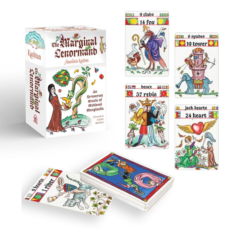 Marginal Lenormand: An Irreverent Oracle of Medieval Marginalia