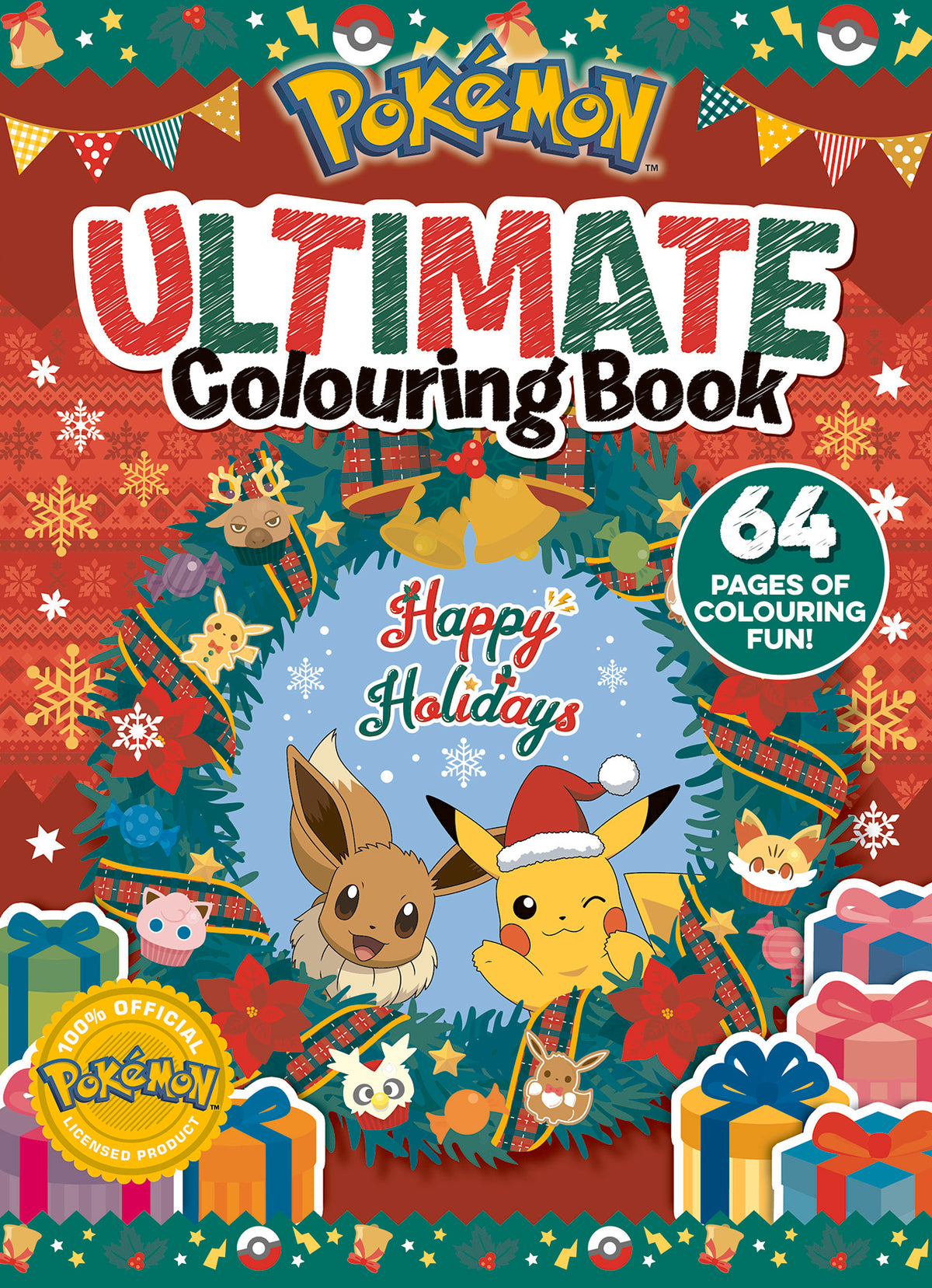 Pokémon Christmas: Ultimate Colouring Book