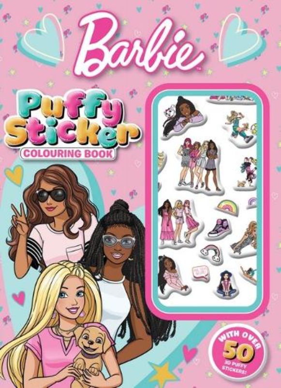 Barbie: Puffy Sticker Colouring Book (Mattel)
						    (Paperback)