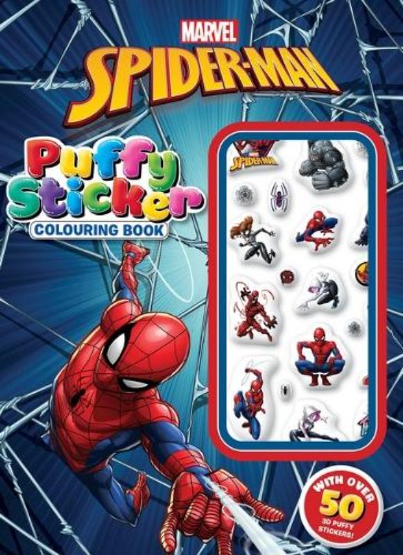Spider-Man: Puffy Sticker Colouring Book (Marvel)
						    (Paperback)