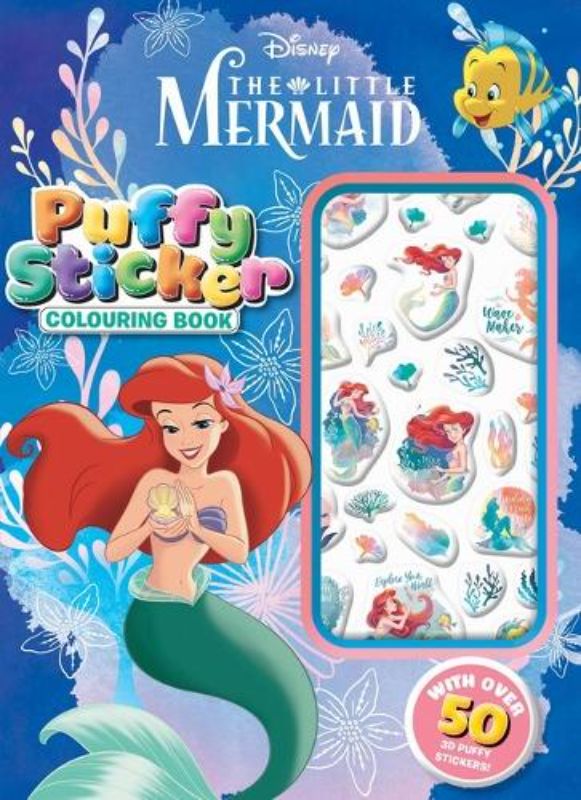 The Little Mermaid: Puffy Sticker Colouring Book (Disney)
						    (Paperback)
