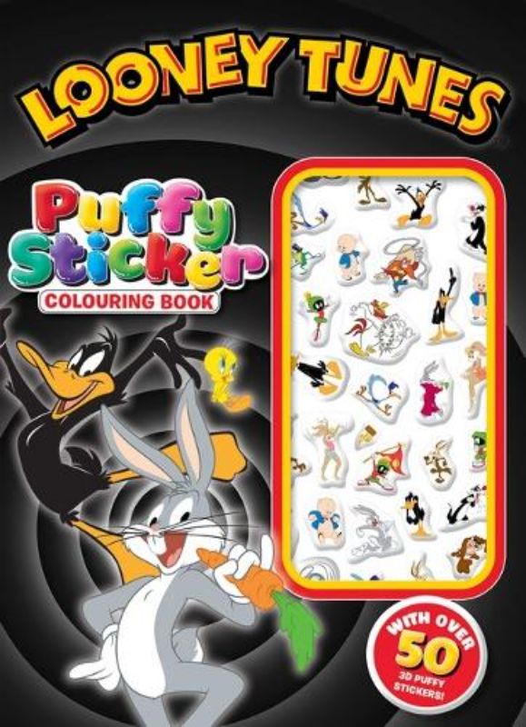 Looney Tunes: Puffy Sticker Colouring Book (Warner Bros.)
						    (Paperback)