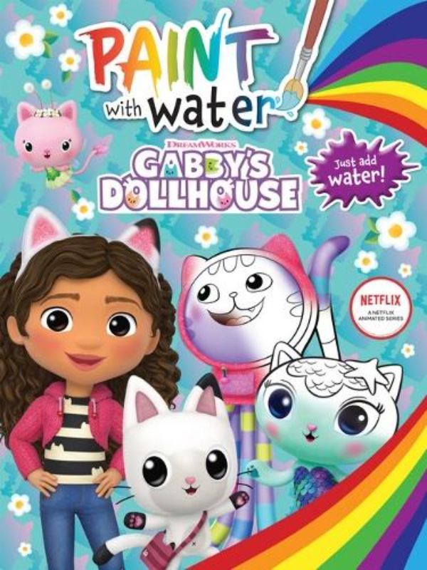 Gabby's Dollhouse: Paint with Water (Dreamworks)
						    (Paperback)