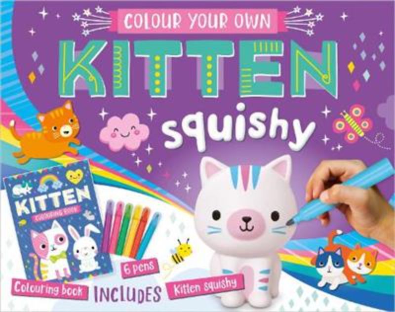 Colour Your Own Colour Your Own Kitten Squishy
						    (Hardback)