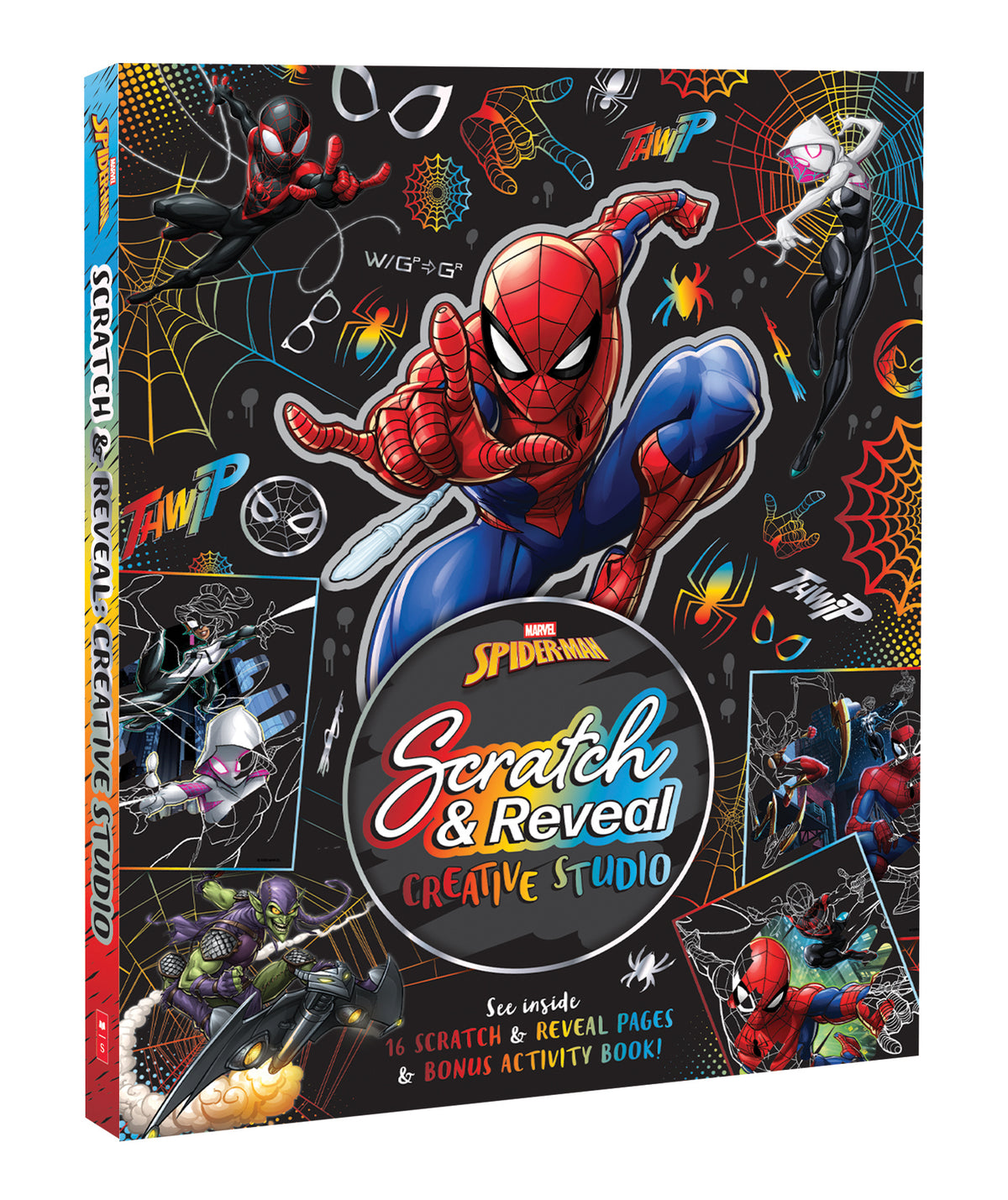Spider-Man: Scratch and Reveal Creative Studio Kit - Marvel