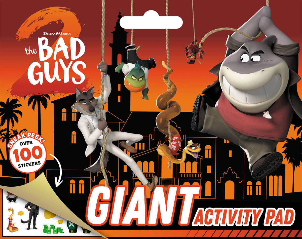 The Bad Guys 2: Giant Activity Pad - DreamWorks