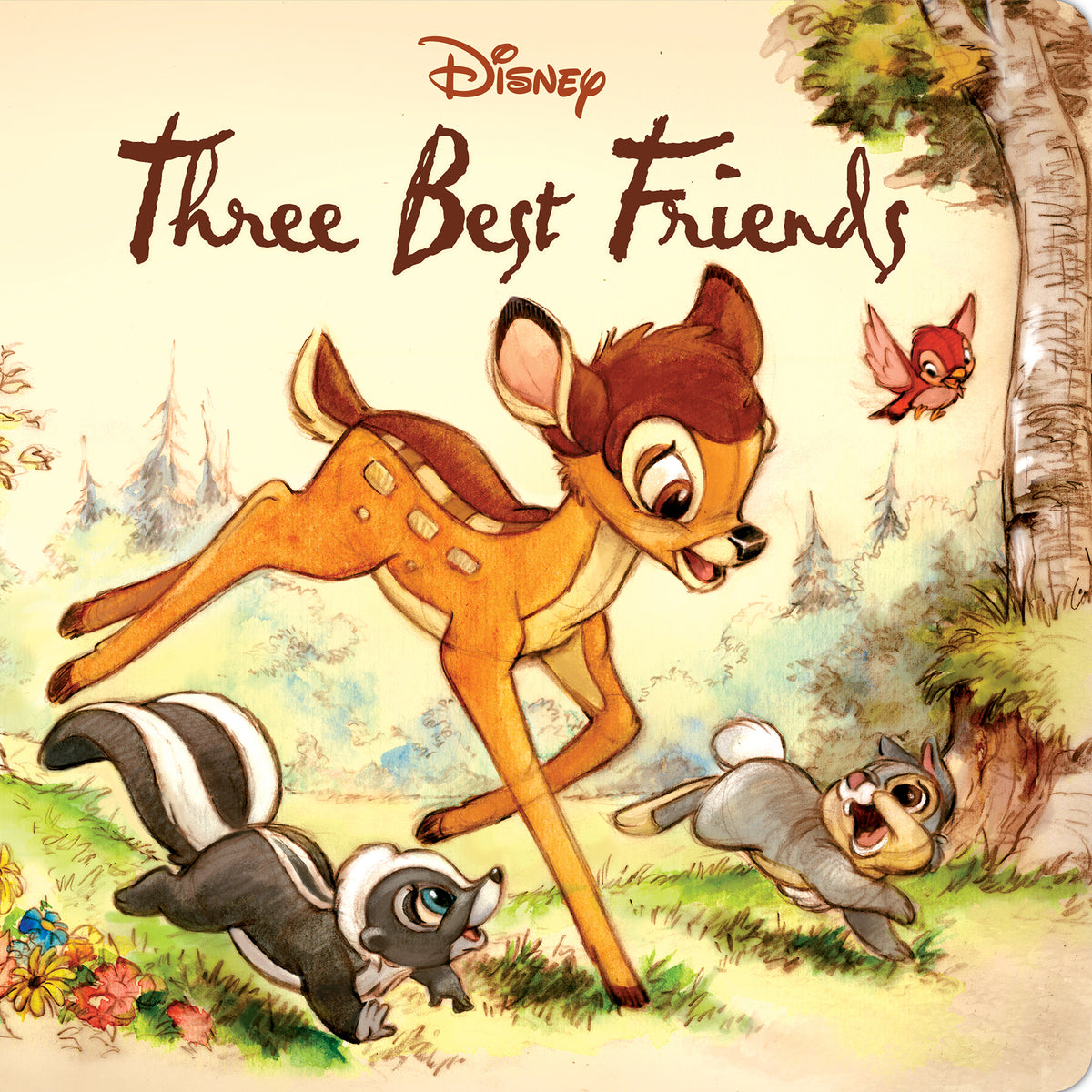 Three Best Friends (Disney: Deluxe Board Book)