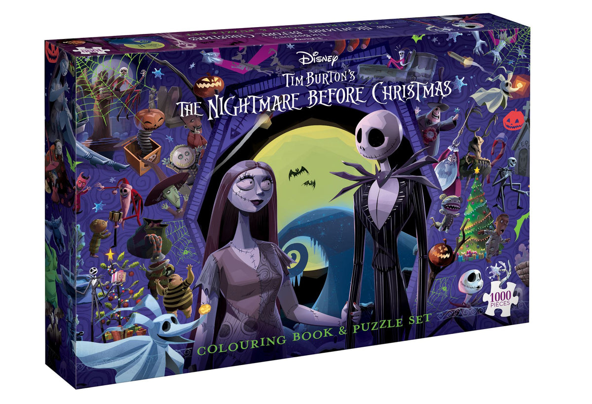 Tim Burton's the Nightmare Before Christmas: Colouring Book and Puzzle Set