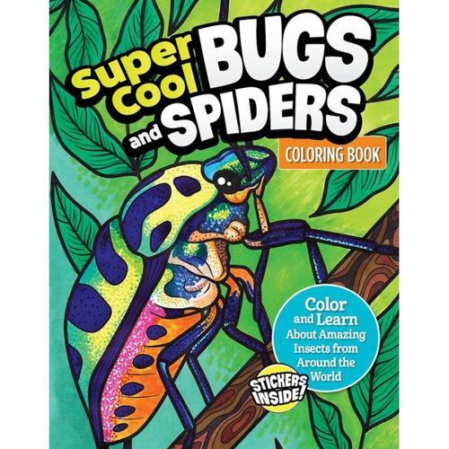 Super Cool Bugs and Spiders Coloring Book - by Matthew Clark - Paperback