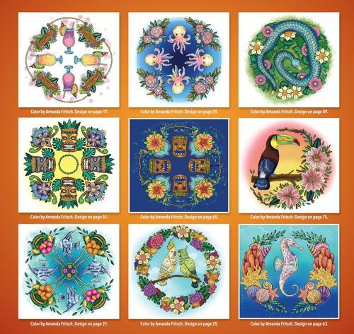 Tropical Island Mandalas Coloring Book - by Nanna Rosengren - Paperback