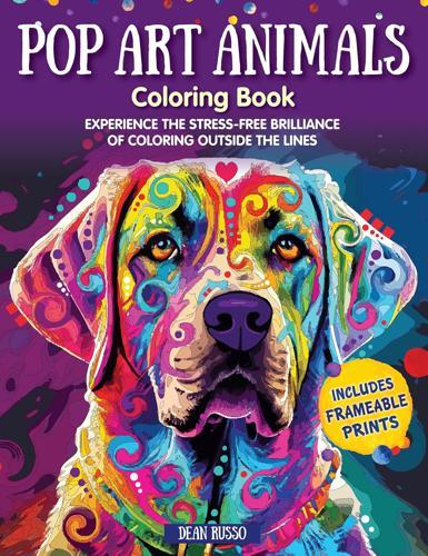 Pop Art Animals Coloring Book - by Dean Russo - Paperback