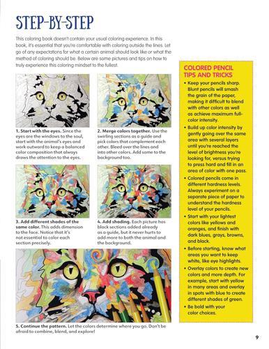 Pop Art Animals Coloring Book - by Dean Russo - Paperback