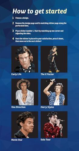 Ultimate Harry Styles Sticker Mosaic Art Book - by Logan Powell - Paperback