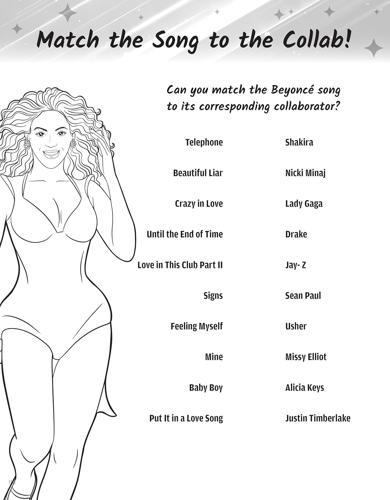 Super Sensational Beyonce Coloring and Activity Book - by Ava Moore - Paperback