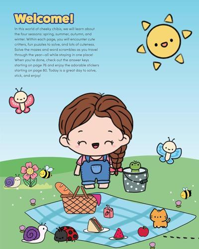 Chibi Fun Activity and Sticker Book - by Dani Banani - Paperback