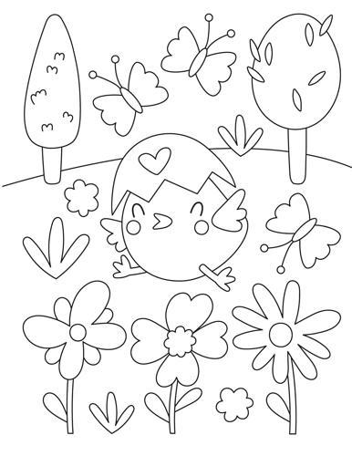 Sweet Easter Coloring Book - Paperback